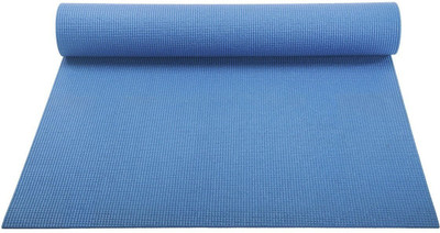 

QUINERGYS ™ Sky-Blue Premium PVC Yoga Mat – Durable, Washable & Non-slip Surface Blue 6 mm Yoga Mat