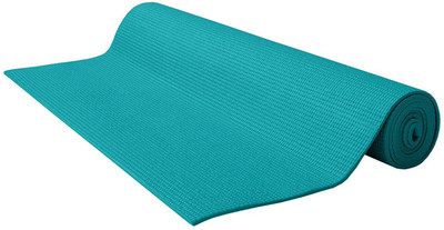 

QUINERGYS ™ Teal - Eco Friendly Non Slip Exercise Mat - High Density Padding To Avoid Sore Knees Blue 4 mm Yoga Mat