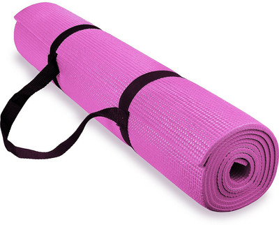

QUINERGYS ® Non Slip Yoga Mat - Longer And Wider Than Other Exercise Mats Pink 6 mm Yoga Mat, Baby pink