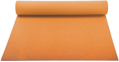 

QUINERGYS ® Orange Premium PVC Yoga Mat – Durable, Washable & Non-slip Surface Orange 6 mm Yoga Mat