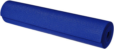 QUINERGYS ™ Periwinkle - Thick Yoga Mat with Strap - Eco Friendly Non Slip Exercise TPE Yoga Mat Blue 4 mm Yoga Mat
