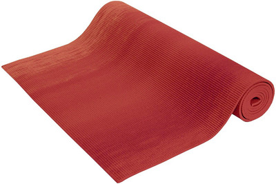 

QUINERGYS ™ Rusty Red - Eco Friendly Non Slip Exercise Mat - High Density Padding To Avoid Sore Knees Red 6 mm Yoga Mat