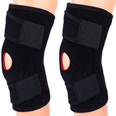 

CSU Knee Support with Stays - For Both Legs Knee, Calf & Thigh Support (Free Size, Black)