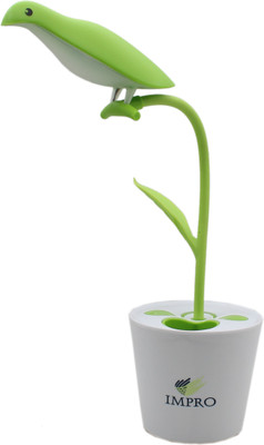 

Impro USB Charging Rechargeable Table Lamp(21 cm, Green)