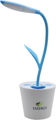 

Impro USB Charging Rechargeable Table Lamp(21 cm, Blue)