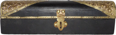 

AKHANIHANDICRAFTS Akhani Handicrafts Multicolor Wooden & Metal Fitting Handmade Decorative Polished Pencil Box Multi Purpose Vanity Box(Multicolor)