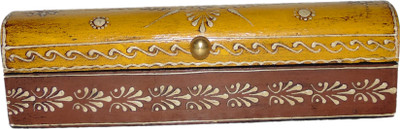 

AKHANIHANDICRAFTS Akhani Handicrafts Multicolor Wooden Hand Painted Decorative Pencil Box Multi Purpose Vanity Box(Multicolor)