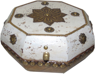 

AKHANIHANDICRAFTS Akhani Handicrafts Multicolor Wooden Hand Painted Jewellery Box Multi Purpose Vanity Box(Multicolor)