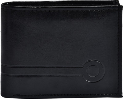 

SFN Men Black Artificial Leather Wallet(5 Card Slots)