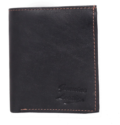 

WEARUP Men Black Artificial Leather Wallet(6 Card Slots)