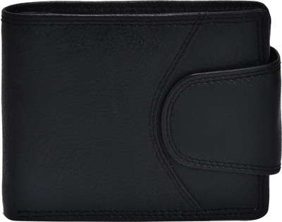 

SFN Men Black Genuine Leather Wallet(7 Card Slots)