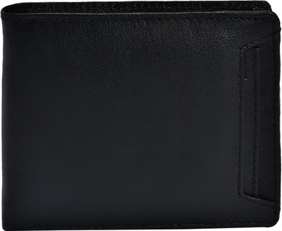 

SFN Men Black Genuine Leather Wallet(6 Card Slots)