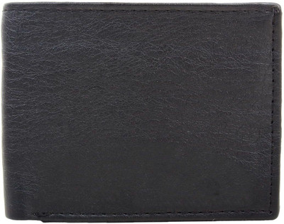 

TeeMoods Men Black Artificial Leather Wallet(3 Card Slots)