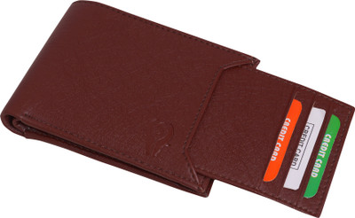 

SAMTROH Men Brown Artificial Leather Money Clip(8 Card Slots)