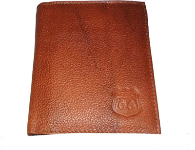 

ADLIBITUM Men Brown Genuine Leather Wallet(7 Card Slots)