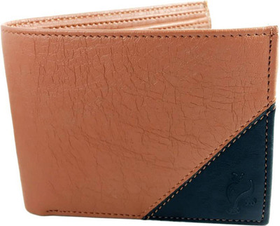 

white bear Men Tan Artificial Leather Wallet(9 Card Slots)