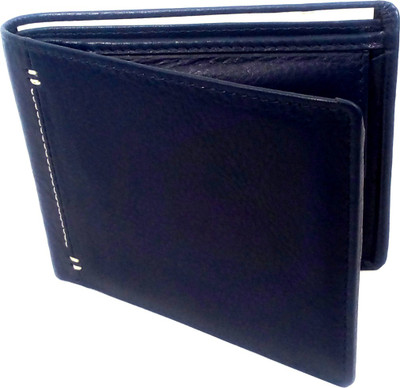 

Vinto Men Blue Genuine Leather Wallet(3 Card Slots)