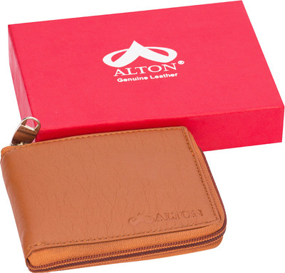 

alton Girls Tan Genuine Leather Wallet(8 Card Slots)