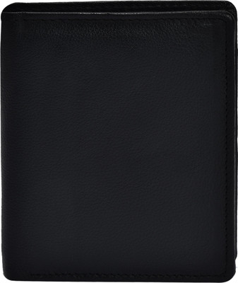 

SFN Men Black Genuine Leather Wallet(7 Card Slots)