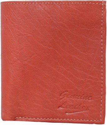 

WEARUP Men Orange Artificial Leather Wallet(6 Card Slots)