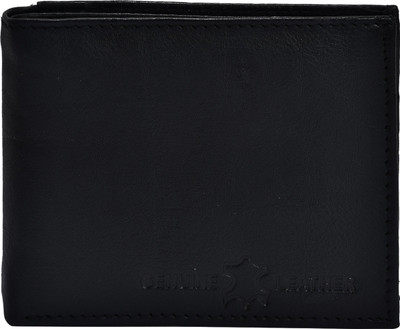 

SFN Men Black Artificial Leather Wallet(2 Card Slots)