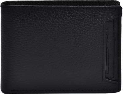 

SFN Men Black Genuine Leather Wallet(5 Card Slots)
