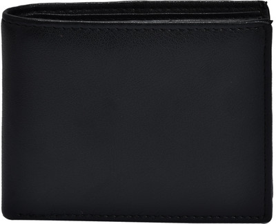 

SFN Men Black Artificial Leather Wallet(7 Card Slots)