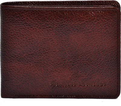 

SFN Men Brown Genuine Leather Wallet(8 Card Slots)