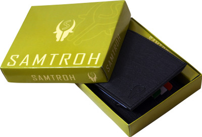 

SAMTROH Men Formal Black Artificial Leather Money Clip(8 Card Slots)