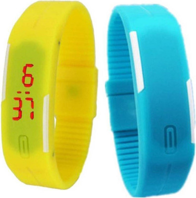 

Talgo New Arrival 2018 Red Robin Season Special RRLEDYELLOWSKYBLUE00 New Special Collection Digital LED Yellow ,SkyBlue Rectangle Dial Colour And Yellow ,SkyBlue Atrractive And Comfertable Steel Strap (Combo Of 2) RRRLEDYELLOWSKYBLUE Watch - For Boys