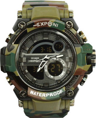 

VITREND (R-TM) Exponi WR 20 Bar Military Design Official Look Stylish Analog-Digital Watch - For Men