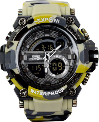 

VITREND (R-TM) New Exponi WR 20 Bar Official Look Stylish Analog-Digital Watch - For Men