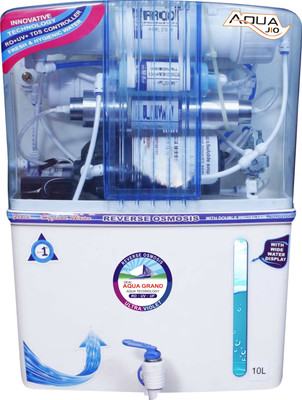

Aquagrand AQUA JIO 10 L RO + UV + UF + TDS Water Purifier(White)