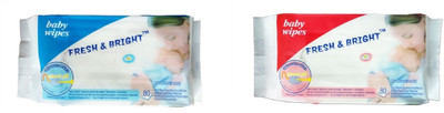Dolphin52 BABY WIPES SET OF 2(160 Pieces)