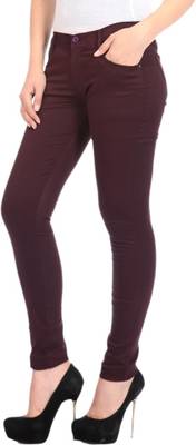 Adbucks Slim Women's Brown Jeans