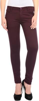Adbucks Slim Women's Brown Jeans