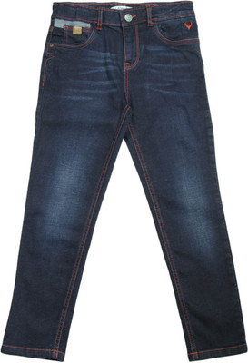 

Allen Solly Junior Slim Boys Blue Jeans, Dark indigo