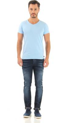 Jack &amp; Jones Slim Men's Dark Blue Jeans