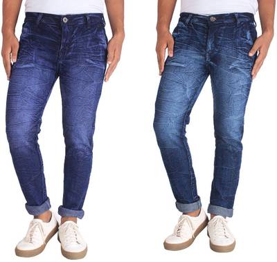 Bdow Slim Men's Dark Blue Jeans