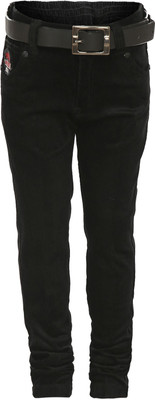 

AJ Dezines Slim Boys Black Jeans