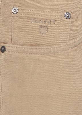 Gant Regular Men's Beige Jeans