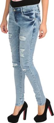 f fungus Slim Women's Blue Jeans