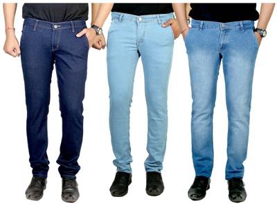 atLast Regular Men's Multicolor Jeans