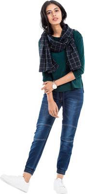 Bewakoof Slim Women's Blue Jeans