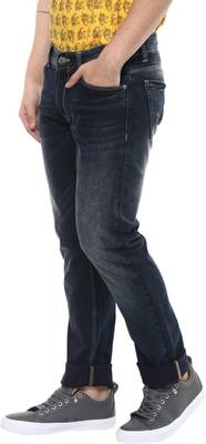 Spykar Slim Men's Dark Blue Jeans