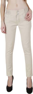 FCK-3 Slim Women's Beige Jeans