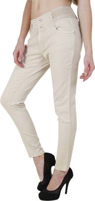 FCK-3 Slim Women's Beige Jeans