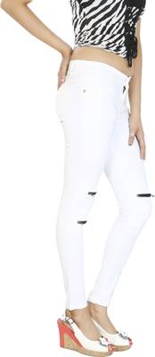 FCK-3 Slim Women's White Jeans