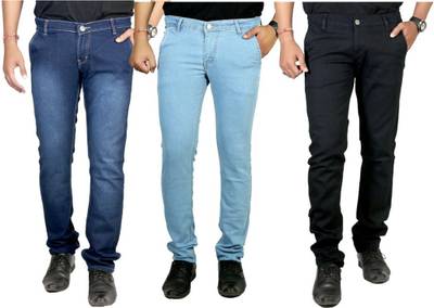 atLast Regular Men's Multicolor Jeans