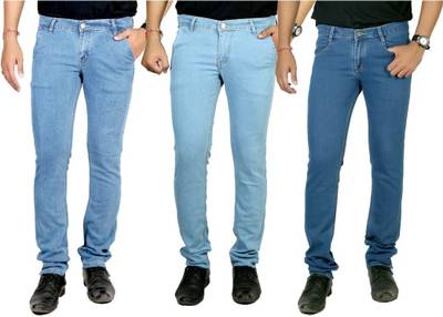 atLast Regular Men's Multicolor Jeans